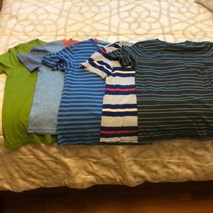 Lot of 5 Boys shirts, all fit like a size 8.